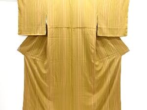 未使用品　仕立て上がり　縞模様小紋着物